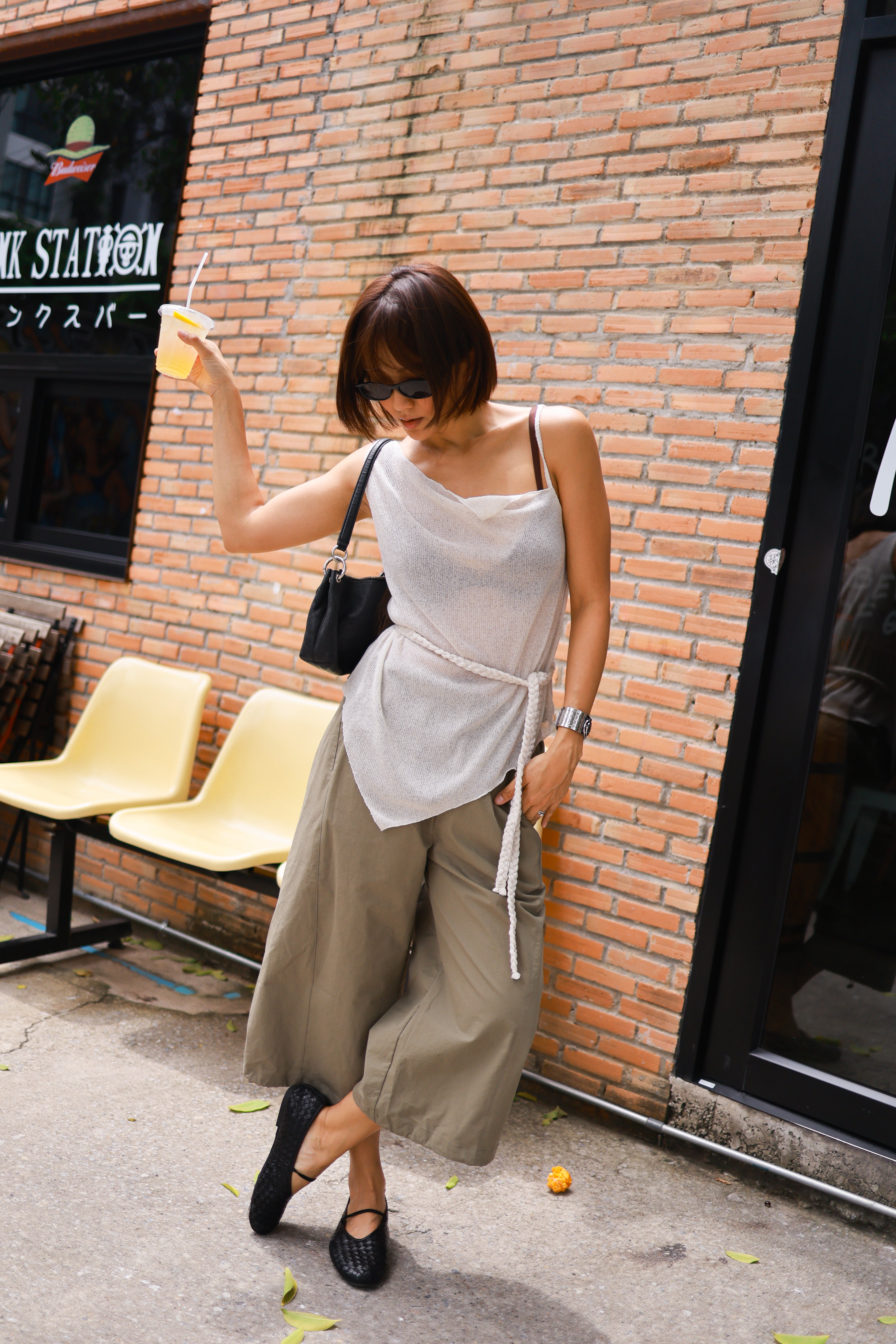 CARGO CROPPED PANTS