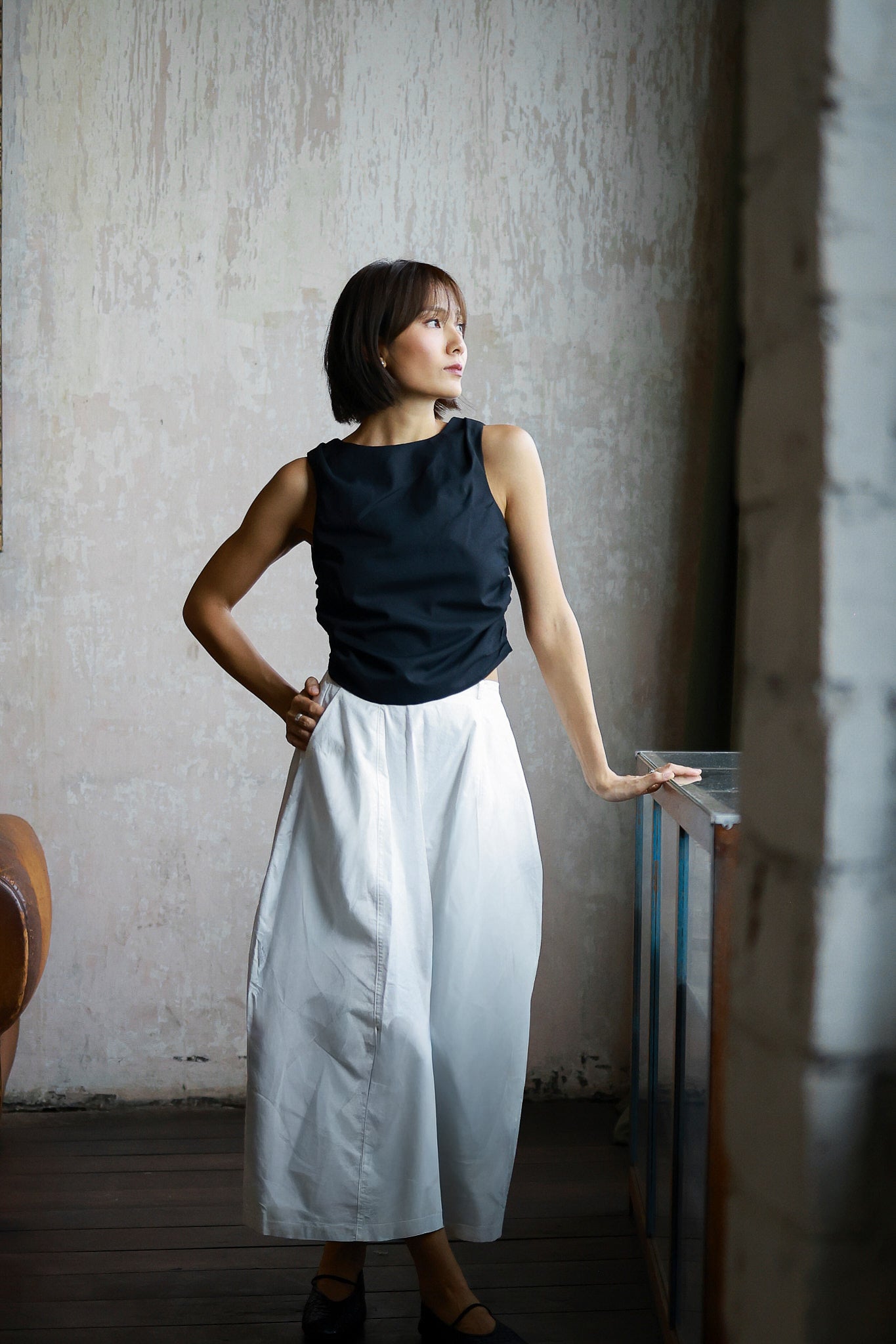 STRUCTURED MAXI SKIRT