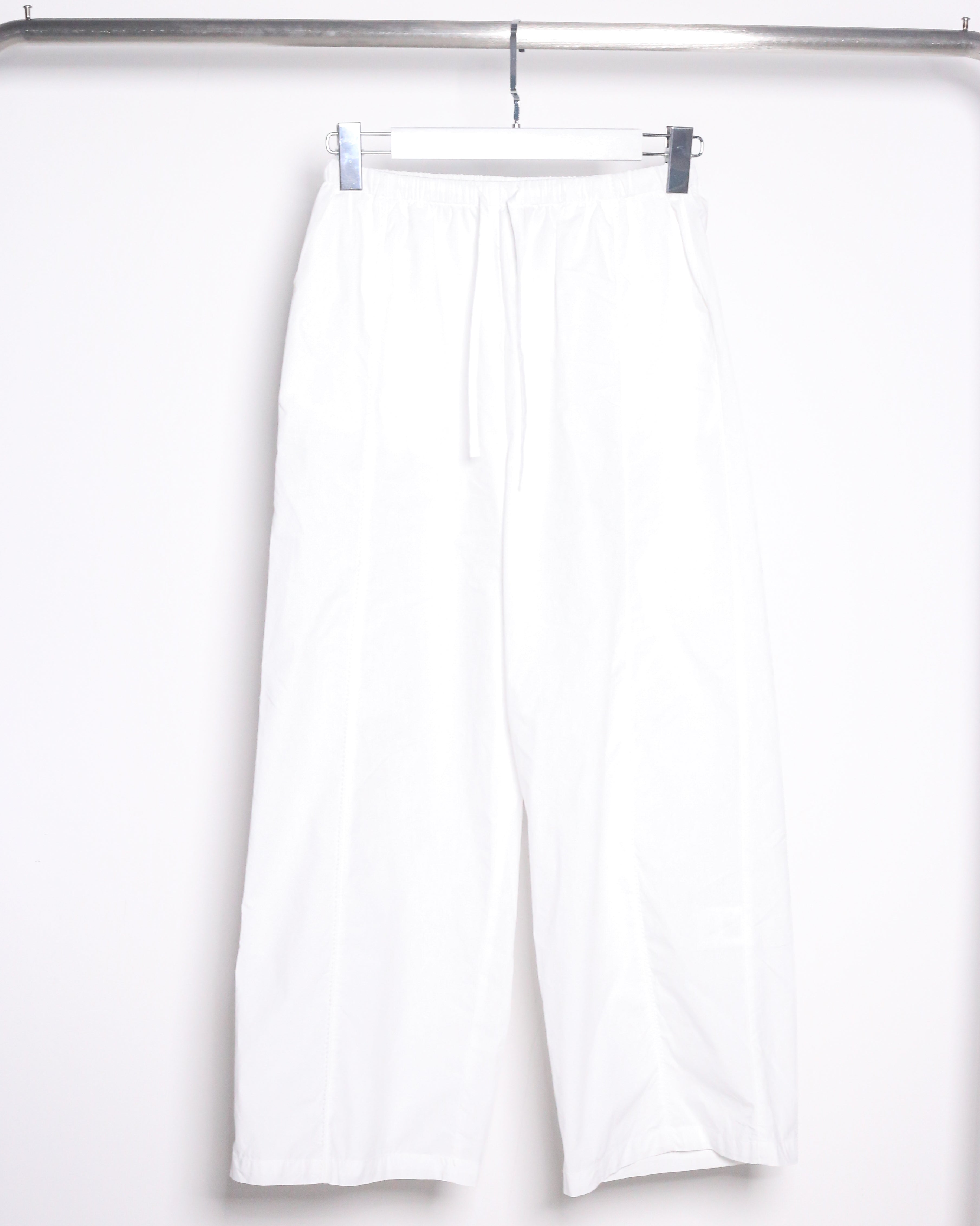 COTTON-LINEN PLEATED PANTS