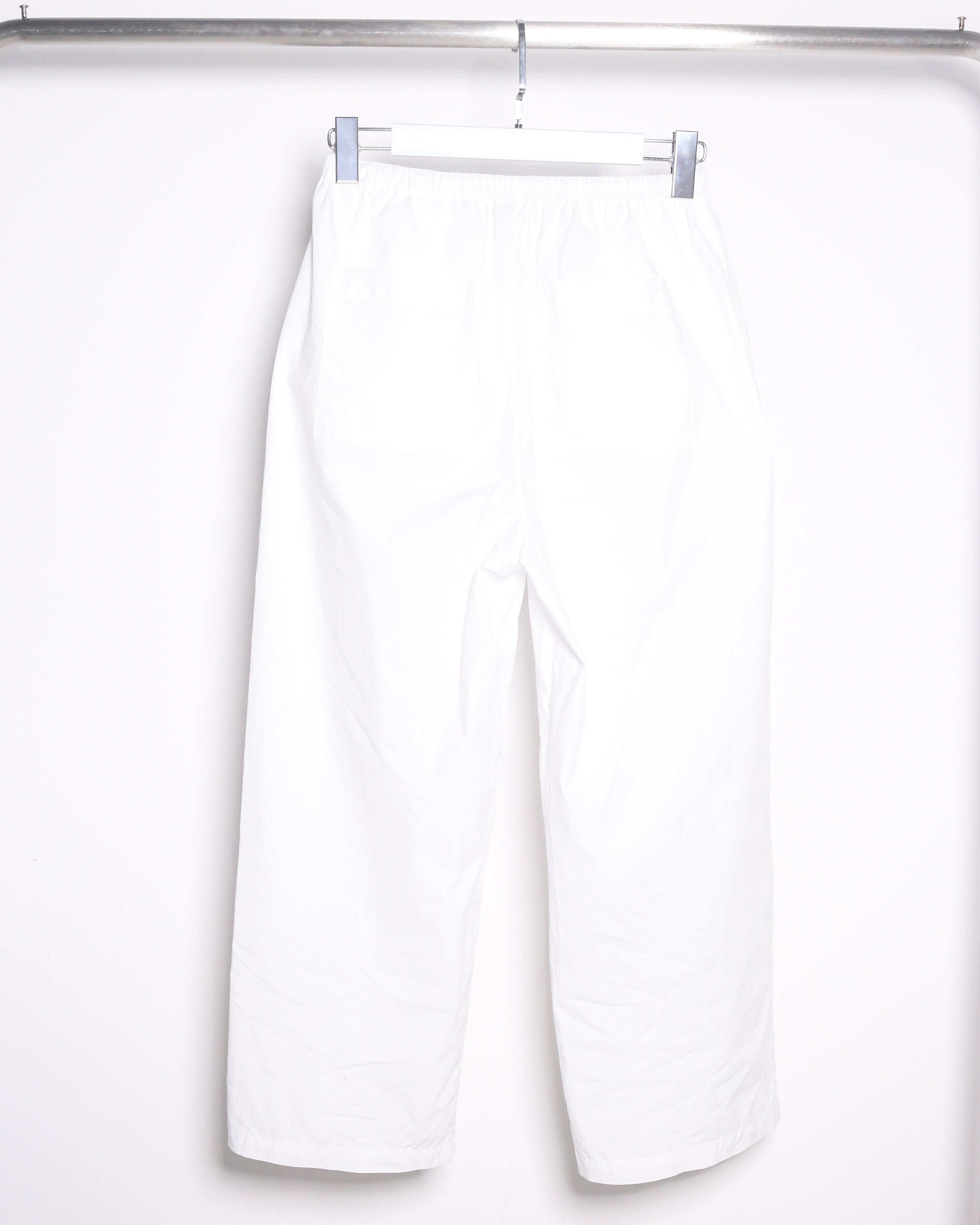 COTTON-LINEN PLEATED PANTS