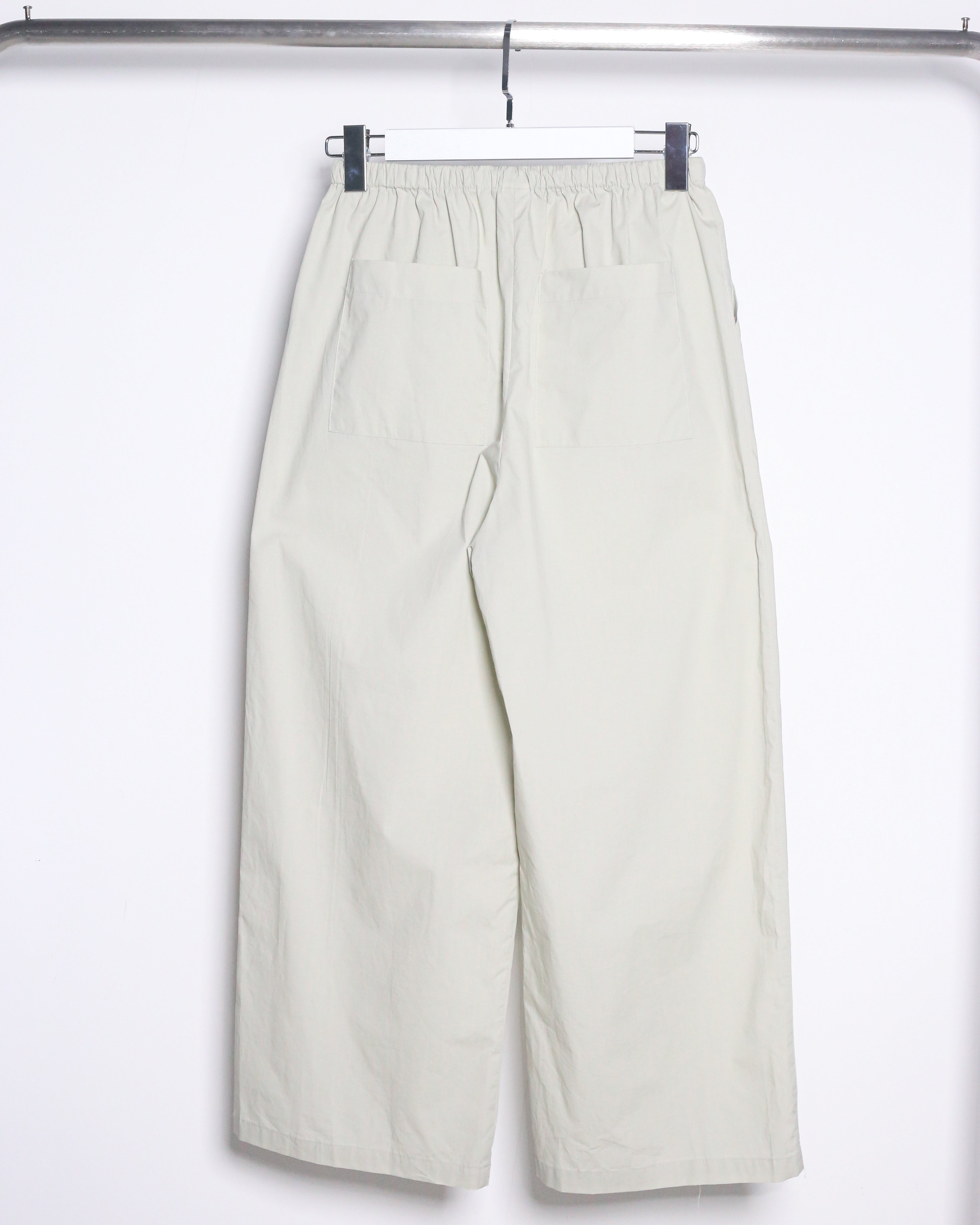 COTTON-LINEN PLEATED PANTS