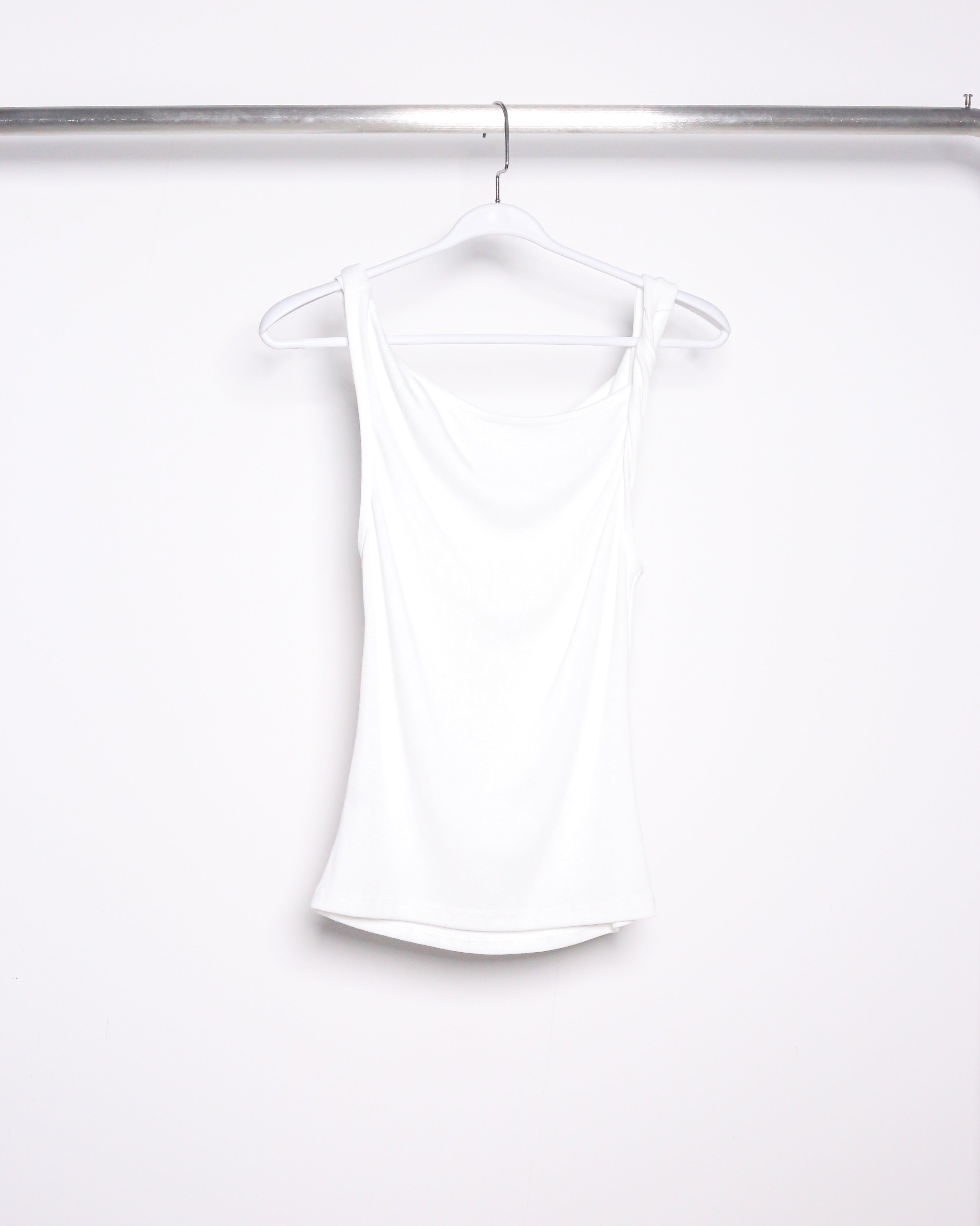 DRAPED COWL-NECK CAMISOLE