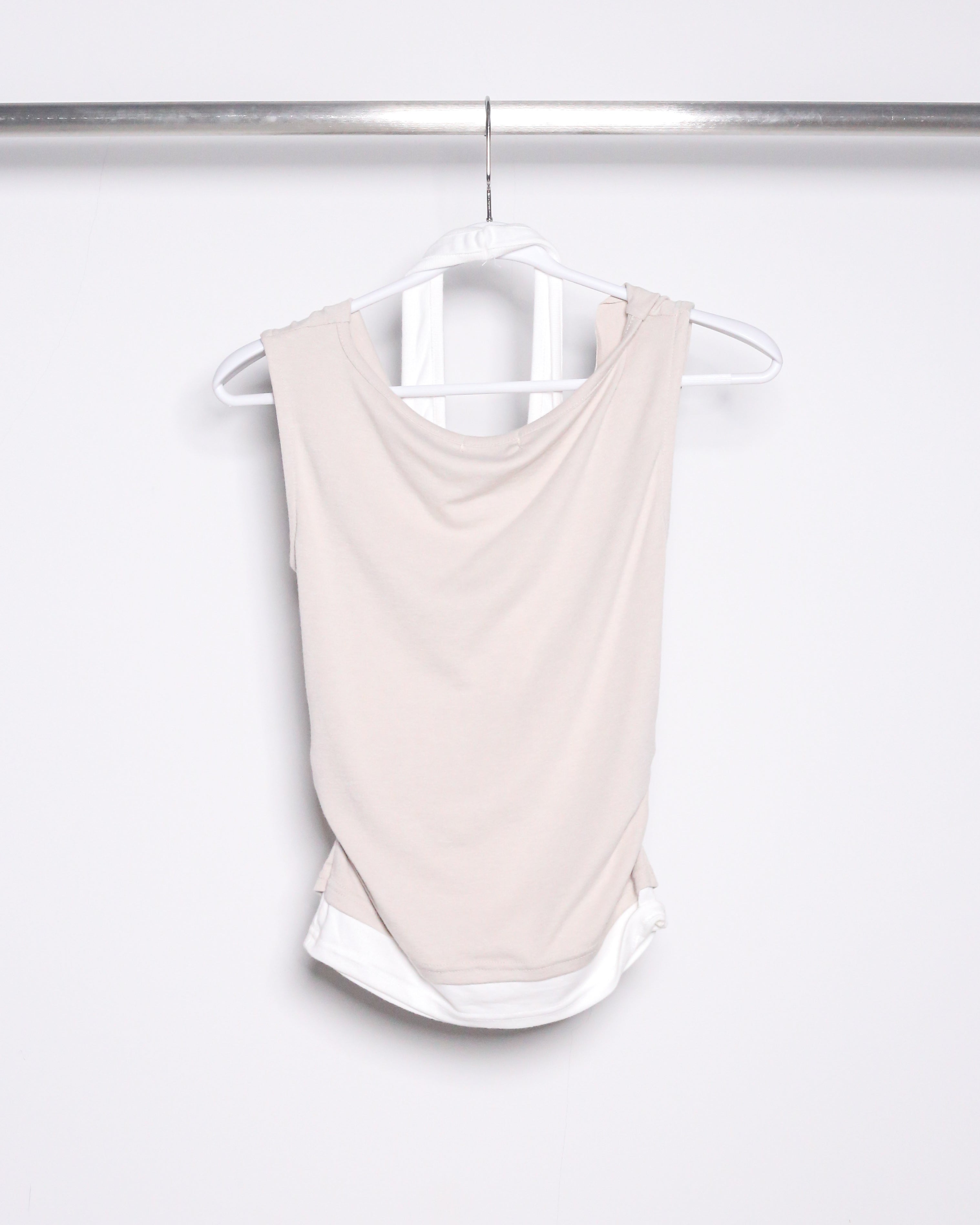LAYERED HALTER TOP