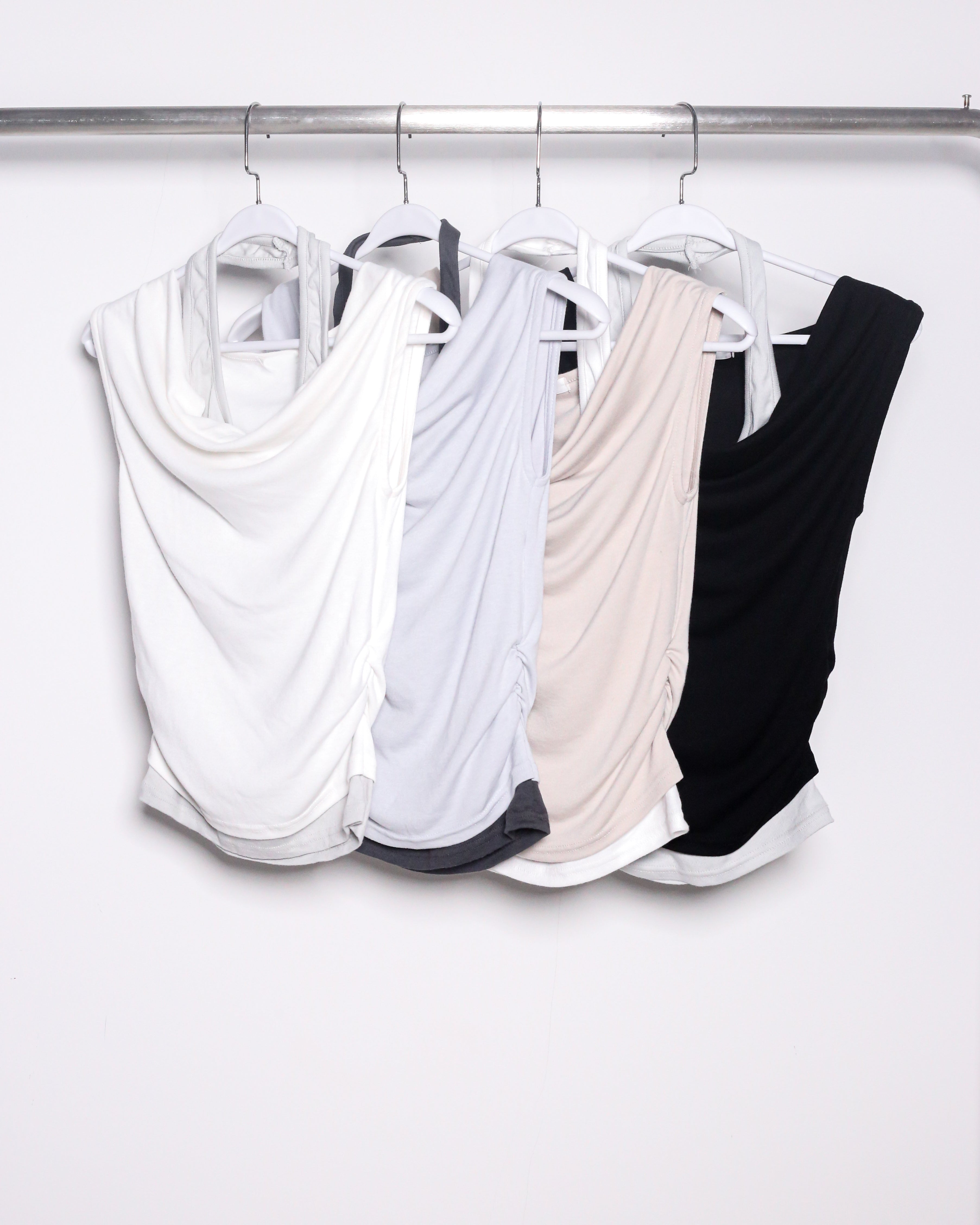 LAYERED HALTER TOP