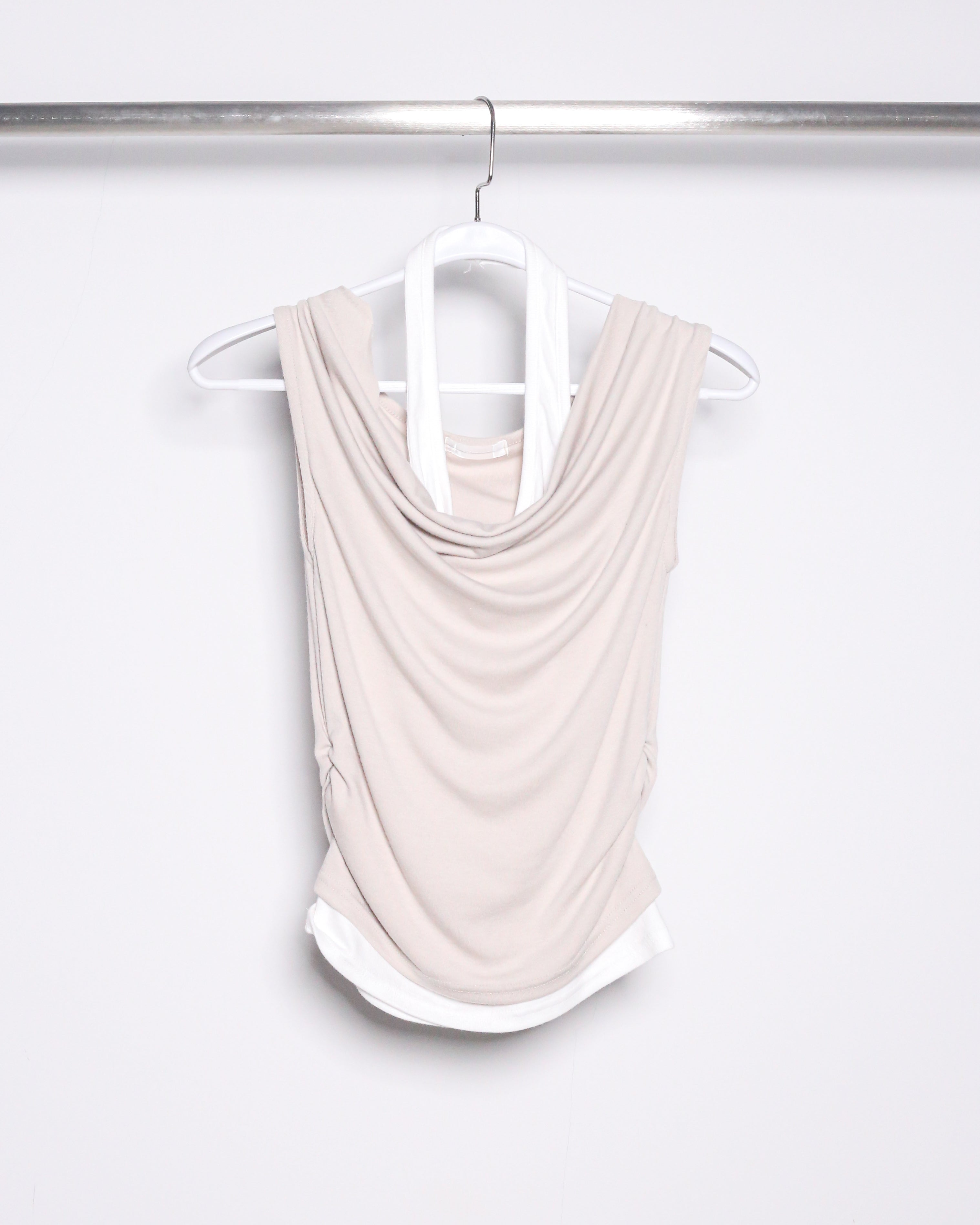 LAYERED HALTER TOP