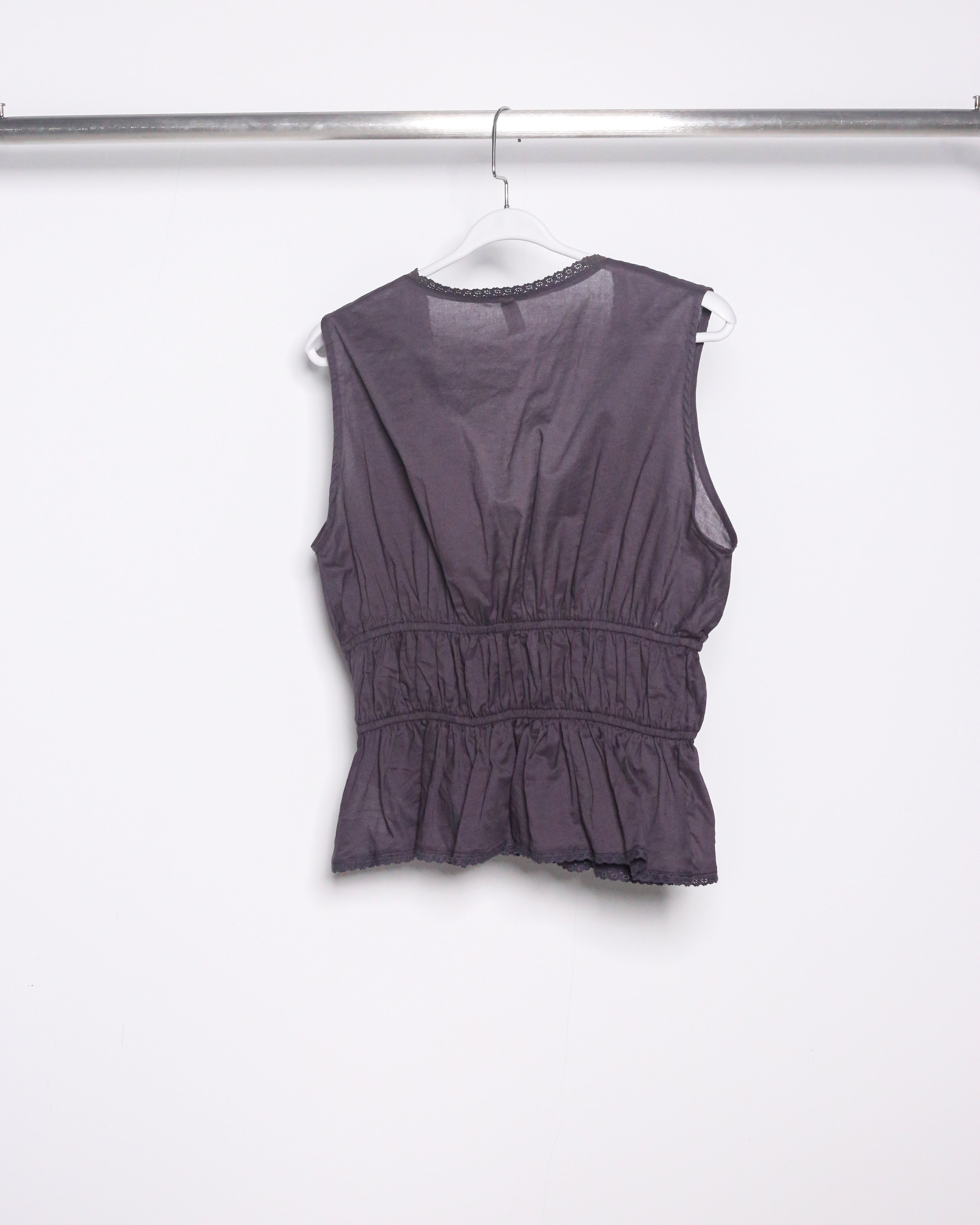 SHEER COTTON LACE SHIRT